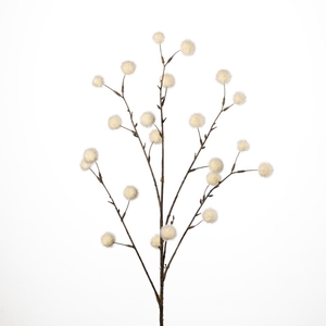 AF Pompom L91cm cream