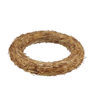 Wreath Straw D30cmxh5cm Per 10 Pc