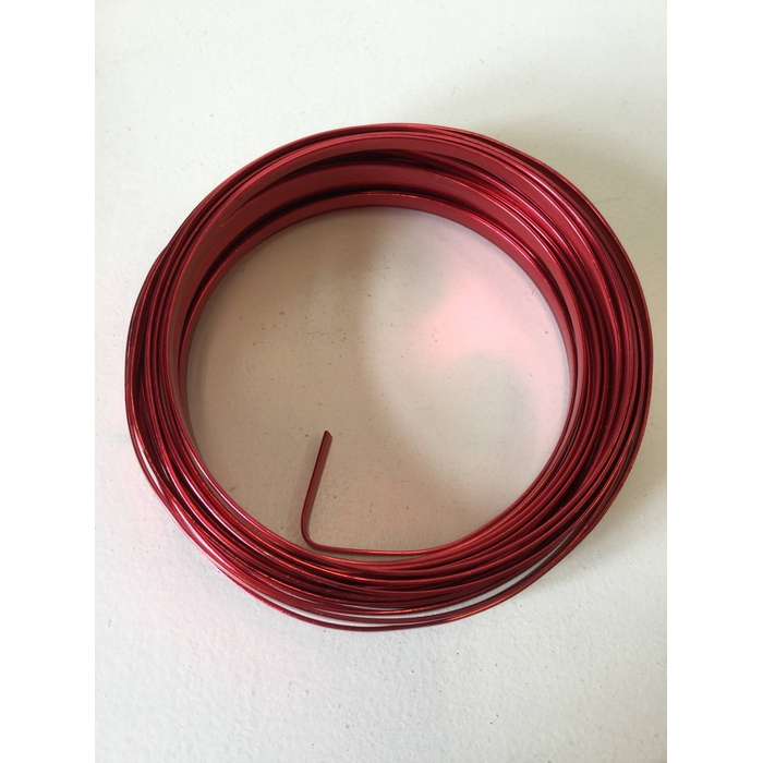 <h4>ALUMINIUM WIRE PLAT ROOD 12M</h4>