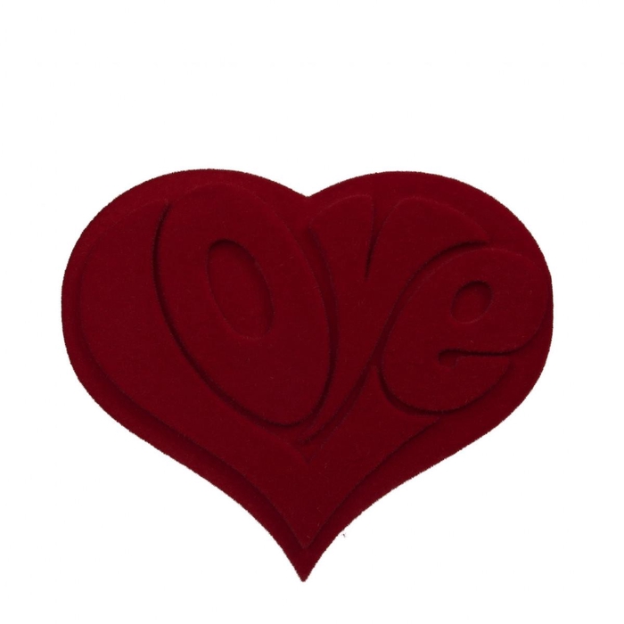 <h4>Valentine Deco hanging heart retro d25cm</h4>