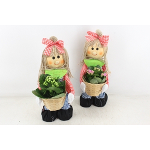 arr2 TD - Boer & boerin pop - roze/wit