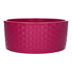 Planter Napoli d18.5xh9 fuchsia