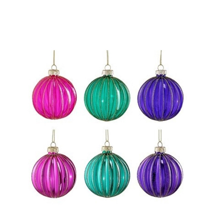 <h4>Kerstbal Bal glas 80mm</h4>