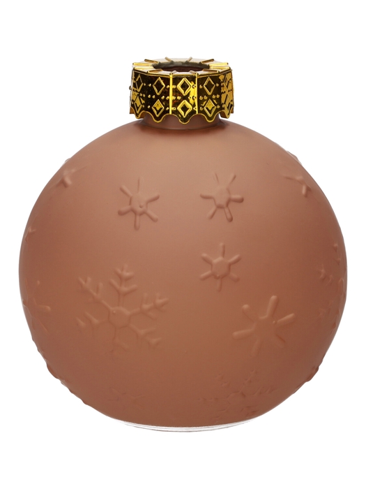 <h4>DF02-667175900 - Bottle Zina snow flake d3/9.8xh10.5 mocha matt</h4>