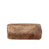 Amber Schaal Mango Hout 13x10x3cm