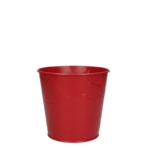 Liefde Zink Hearts pot d13*12cm