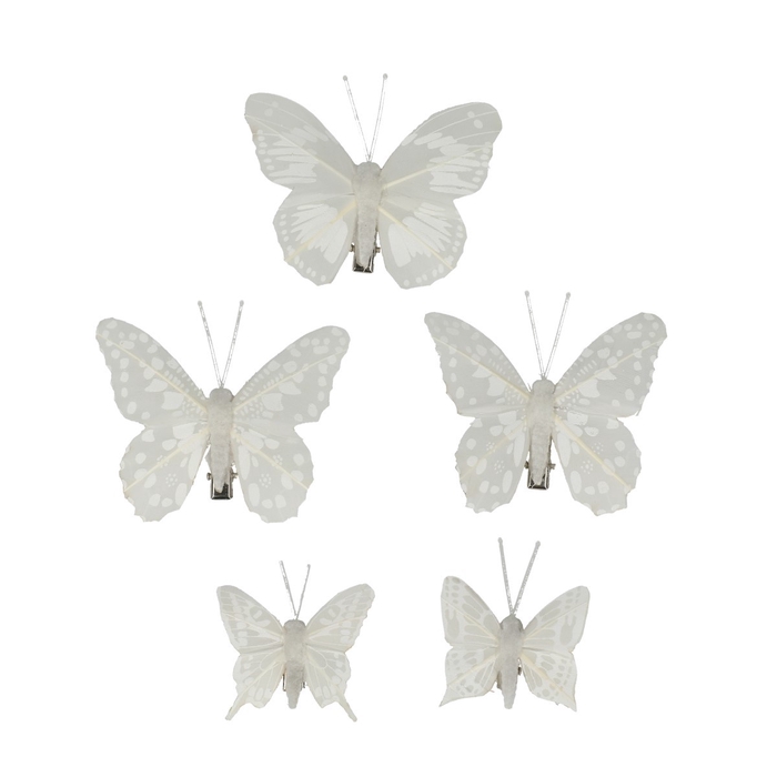 <h4>Voorjaar Vlinder/clip 05/8cm x10</h4>