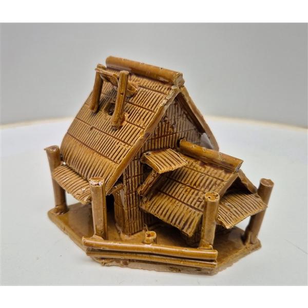 <h4>Chinese house ( glazed), height 11,5 cm, box 4 pcs.</h4>