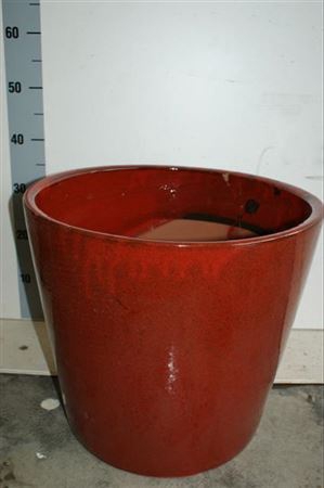 Keramische Pot H% Rood