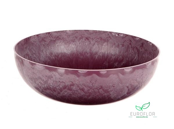 MELAMINE BOWL AUBERGINE ROUND H10 D30