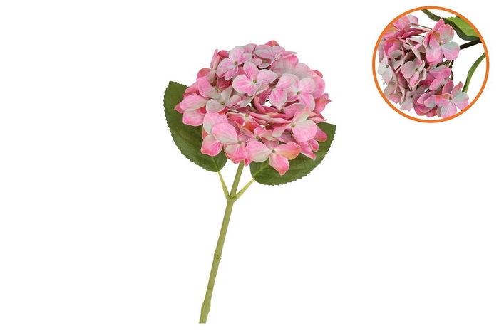 <h4>Silk Hydrangea Dark Pink 14x45cm</h4>