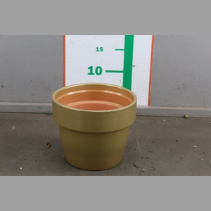 KERAMIEK POT GOUD D15XH12