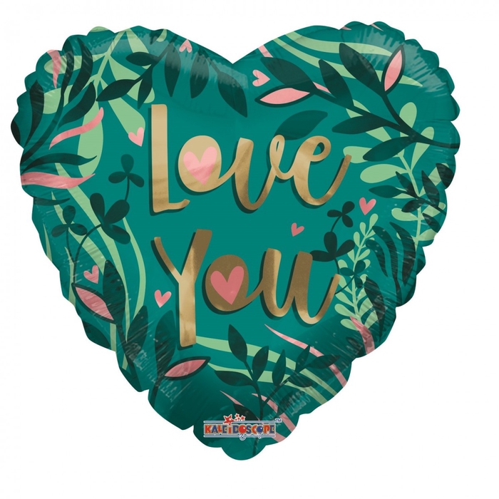 <h4>Valentine Balloon Eco Love You 45cm</h4>