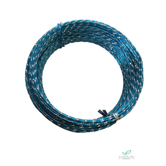 <h4>DIAMOND SENSATION WIRE 2MM*30M TURQ</h4>
