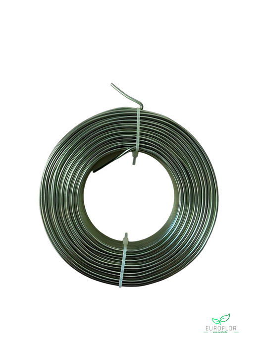 ALUMINIUM WIRE 2MM MINTGROEN 60M 500GR