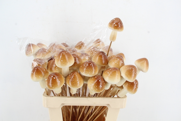 <h4>Stick Mushroom 9cm Brown</h4>