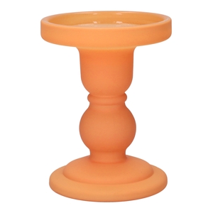 DF02-666826700 - Candle holder Liora d8.5xh11 peach matt