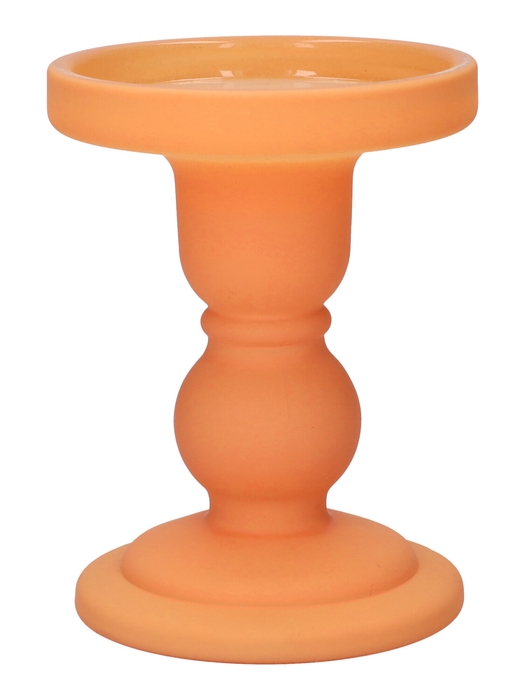 <h4>DF02-666826700 - Candle holder Liora d8.5xh11 peach matt</h4>