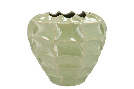 <h4>Lima Pistache Vase Carve 30x30x28cm Nm</h4>