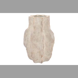 Alaska Wavy Sand Vase With Neck 30x29x46cm