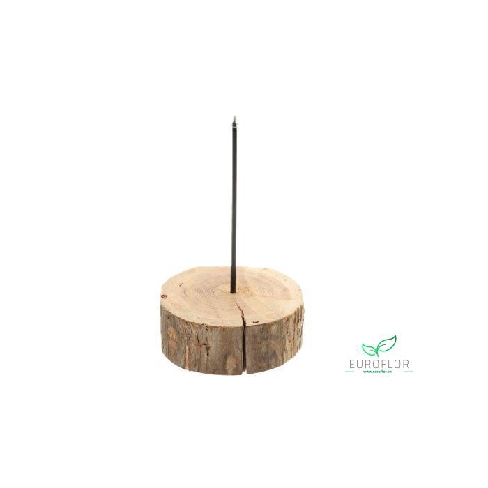 <h4>STAANDER PIN ON WOODEN BLOCK D21,5 D12</h4>