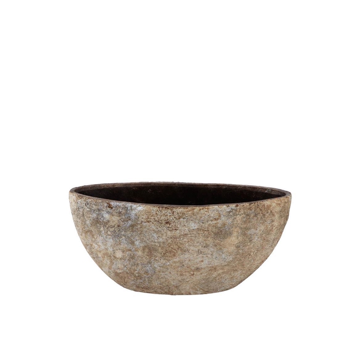 <h4>Batu Sand Oval Bowl 33x16x23cm</h4>