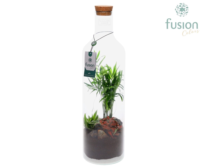 <h4>Green BottleLarge met Arrangement</h4>