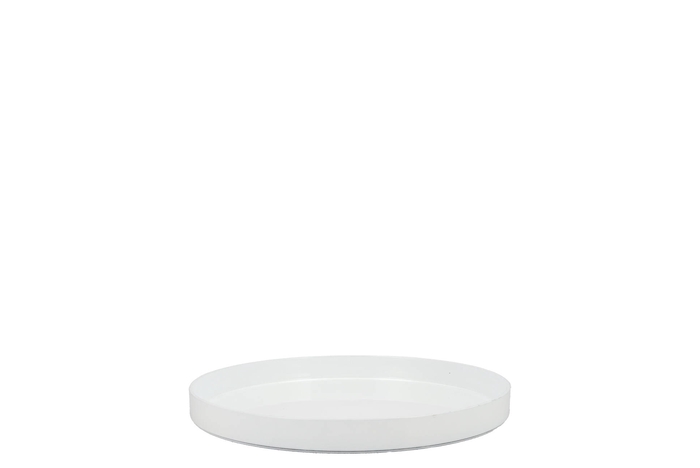 Melamine White Tray 22x22x2cm