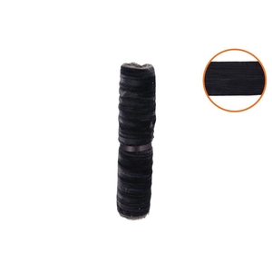 Ribbon Crushed Velvet Black 2mx26cm
