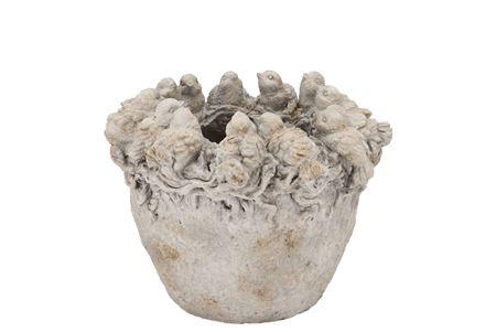 <h4>Concrete Sparrow Grey Nest 15x15x13cm</h4>