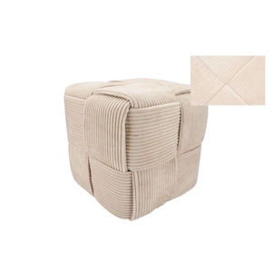 Stripe Sand Poof Layers 35x35cm