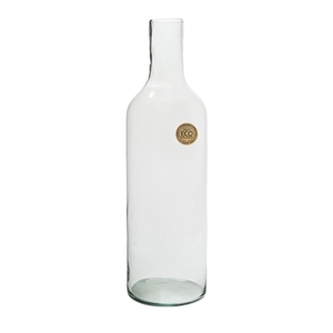 Glass Eco bottle d15*53cm