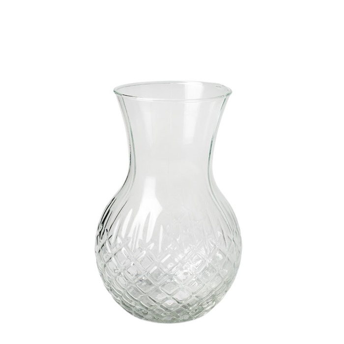Glass Vase Morano d10.5*22cm