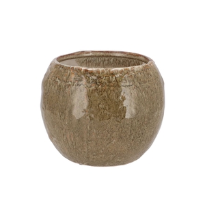Iron Stone Sand Ball Pot 20x20x16cm