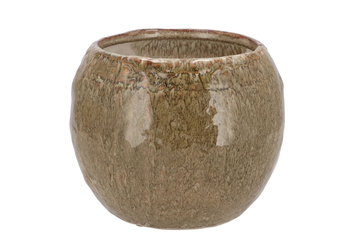 <h4>Iron Stone Sand Ball Pot 20x20x16cm</h4>