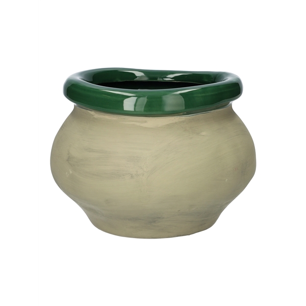 <h4>Planter Twiz d17\\19xh14.5 green\\grey</h4>