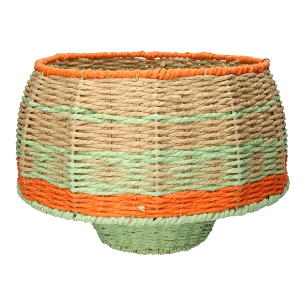 <h4>Basket Lumino d30\\35xh24 natural\\ orange</h4>