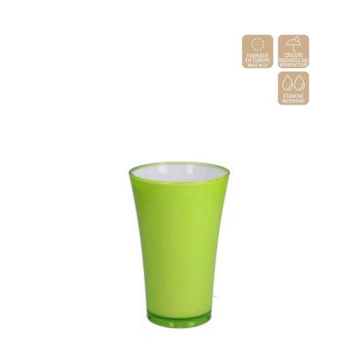 <h4>Plastic Vase Fizzy d14*20.5cm</h4>