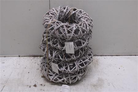 <h4>Krans Lianen Wit 25 Cm</h4>