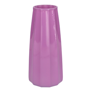 DF02-700617200 - Vase Gemma lines d6.5/10xh21 lavender milly