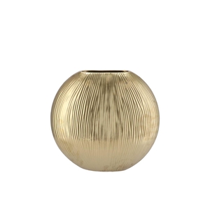 Sifan Gold Vase Oval 24x10x23cm