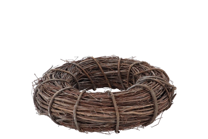 Wreath Elm Branches Grey 30x8cm