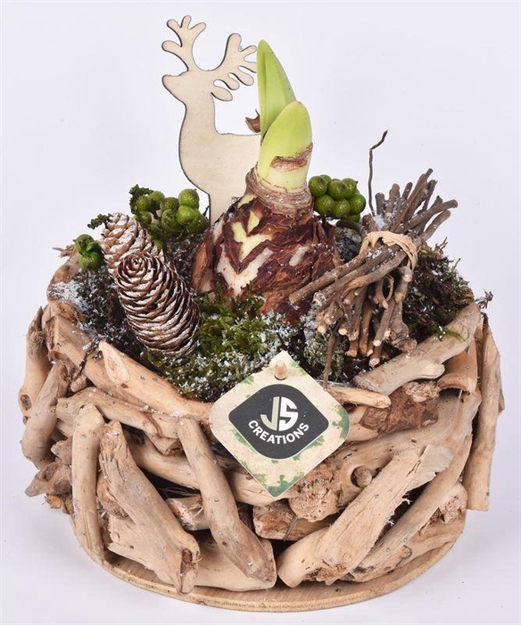 <h4>Hout krans br. 19,5cm</h4>