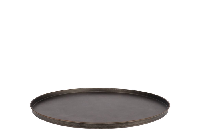 <h4>Coaster Bronze Tray Metal 25x25x2cm</h4>