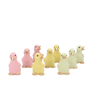 Farm Pastel Green Baby Ducks Ass 7x6x10cm Nm