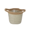 Tripoli Basket Pot Pistachio 18x16cm Nm