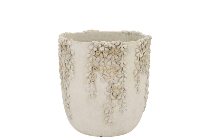 <h4>Rosie String Of Pearls Scottisch Sand Pot 16x16x16cm</h4>