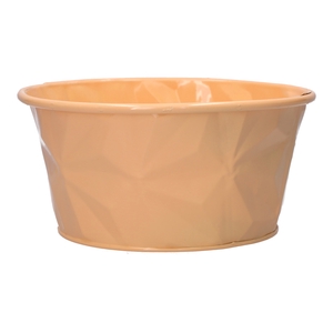 DF04-666774300 - Planter Zinna d18.5xh9 peach