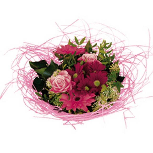 <h4>Bouquet holder woody 25cm pink</h4>