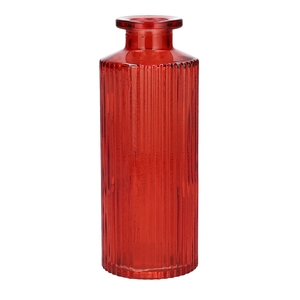 DF02-666112100 - Bottle Caro16 d3.5/5.2xh13.2 cherry red transparent